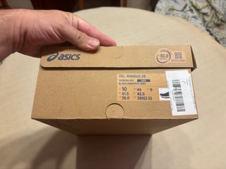 Asics Gel Nimbus 26 Talla 44 Negro