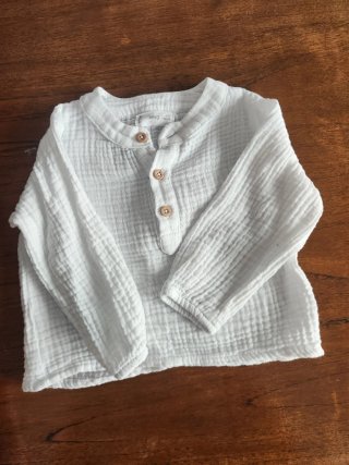 Camisa Mango bebé blanca