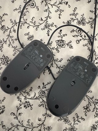 2 Ratones Logitech Cable Gris