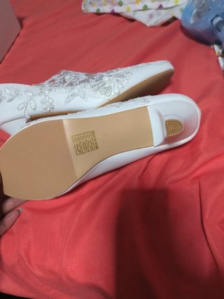 Zapatos de Novia Blancos Sin Usar