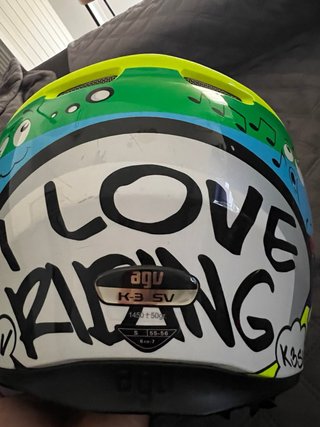Casco AGV Rossi Amarillo