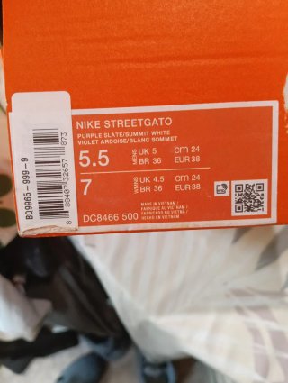 Zapatillas Nike Streetgato Talla 38