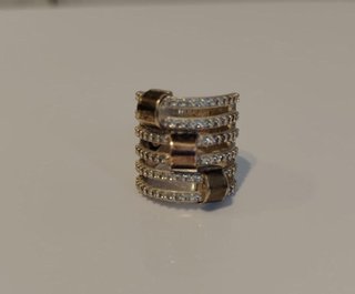 Anillos Plata 925 y Lámina Oro