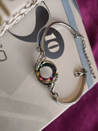 Pulsera Ave Fénix Cristal Arcoíris