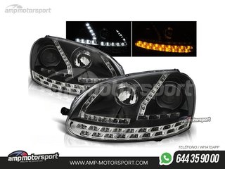 FAROS DELANTEROS LUZ DIURNA LED PARA VOLKSWAGEN GOLF 5 2003-2008