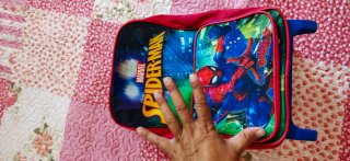 Mochila Spiderman con ruedas infantil
