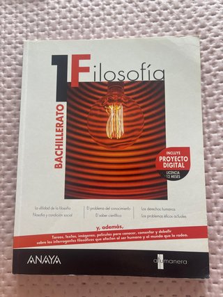 Filosofía 1 bachillerato