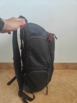 Mochila Quiksilver Negra con tara