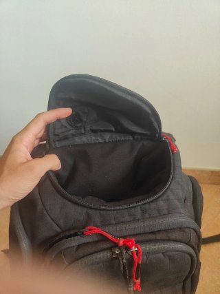 Mochila Quiksilver Negra con tara
