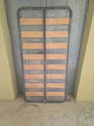 Somier metálico con lamas de madera