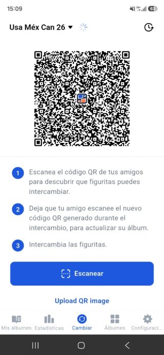 Cambio cromos Mundial 2026