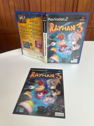 Rayman 3 Hoodlum havoc ps2 copertina 3D Esp Ita