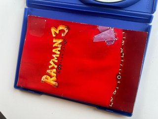 Rayman 3 Hoodlum havoc ps2 copertina 3D Esp Ita