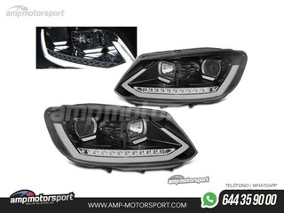 FAROS DELANTEROS LUZ DIURNA LED REAL DRL PARA VOLKSWAGEN TOURAN II / CADDY