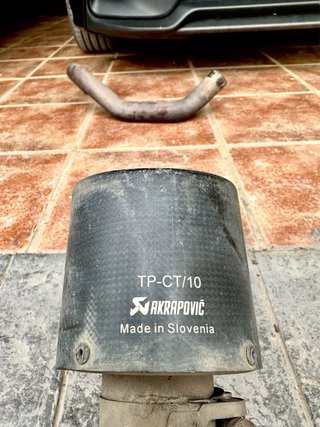 Escape Abarth 500/595 Akrapovic tails