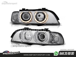 FAROS DELANTEROS OJOS DE ANGEL PARA BMW SERIE 5 E39 / BERLINA / TOURING