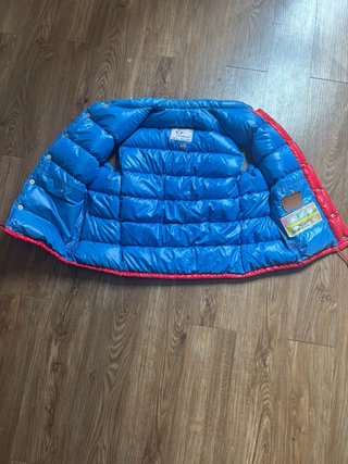 Moncler smanicato uomo M rosso/blu