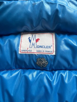 Moncler smanicato uomo M rosso/blu