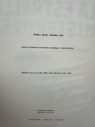 Tintín: La estrella misteriosa (1ª Edición, 1960