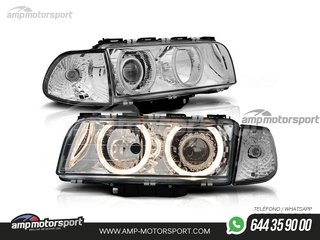 FAROS DELANTEROS OJOS DE ANGEL PARA BMW SERIE 7 E38