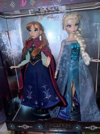 Set 10° Anniversario Frozen Elsa e Anna Disney