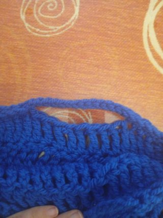 2 Bolsos Pulsera Crochet Azul y Morado
