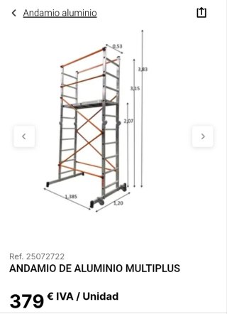 Andamio de aluminio MULTIPLUS