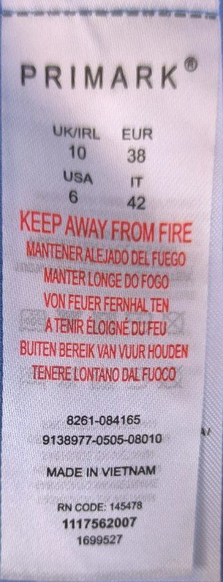 Camisa de verano azul