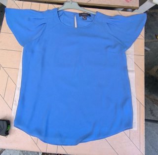 Camisa de verano azul