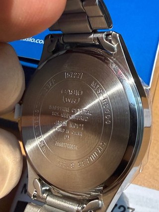 Casio Sapphire Solar Azul - Exclusivo / Sin Uso