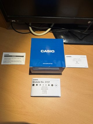 Casio Sapphire Solar Azul - Exclusivo / Sin Uso