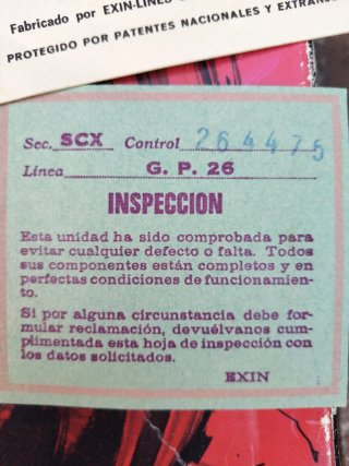 Scalextric GP-26 Circuito Vintage Años 60/70 Exin