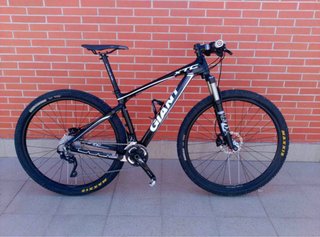 Bicicleta Giant XTC Carbono Montaña