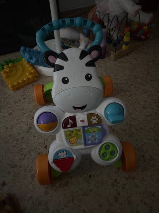Andador bebé cebra Fisher Price