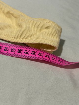 Body Zara volantes amarillo