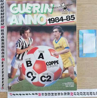 Poster Hellas Verona 1985/86 di Stelle Super Gol