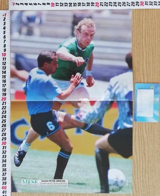 Poster Hellas Verona 1985/86 di Stelle Super Gol