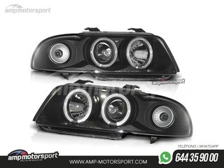 FAROS DELANTEROS OJOS DE ANGEL PARA AUDI A4 B5