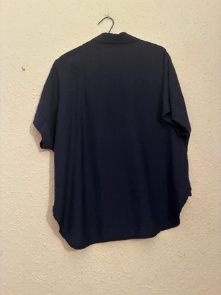 Camisa manga corta azul Made in Italy