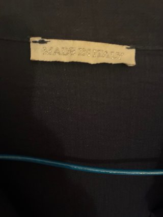 Camisa manga corta azul Made in Italy