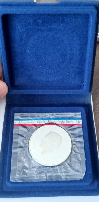 MONEDA PLATA MONACO 100 FRANCOS 1974 RAINIERO III!