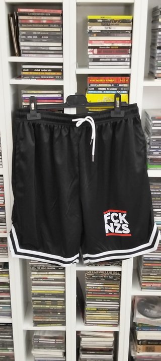 Fck Nzs mesh shorts antiracism punk