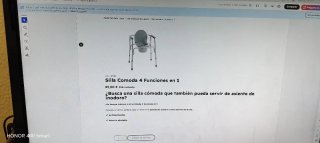 Silla 4 funciones ducha y varías cosas más.