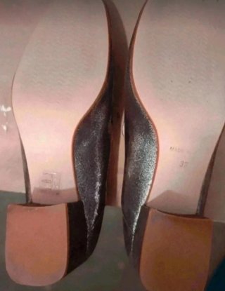 Zapatos Al Bagat Dorados/Plateados