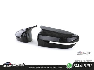 CARCASAS DE ESPEJOS PARA BMW SERIE 3 LOOK M CARBONO REAL