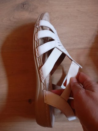 Sandalias COSY STREET Beige/Blanco Talla 41