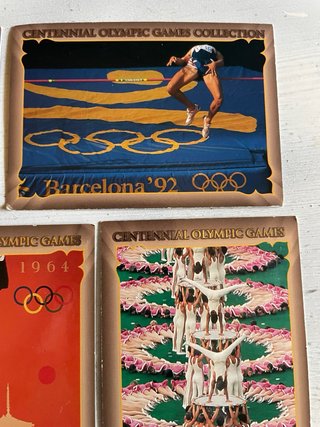 Lote 5 Cartas Juegos Olímpicos Coca-Cola