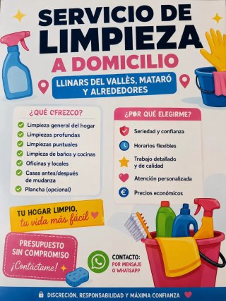 Limpieza de hogar