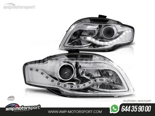 FAROS DELANTEROS LUZ DIURNA LED PARA AUDI A4 B7