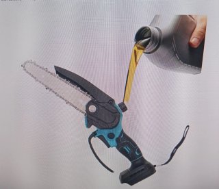 Mini motosierra 6 eléctrica 21V